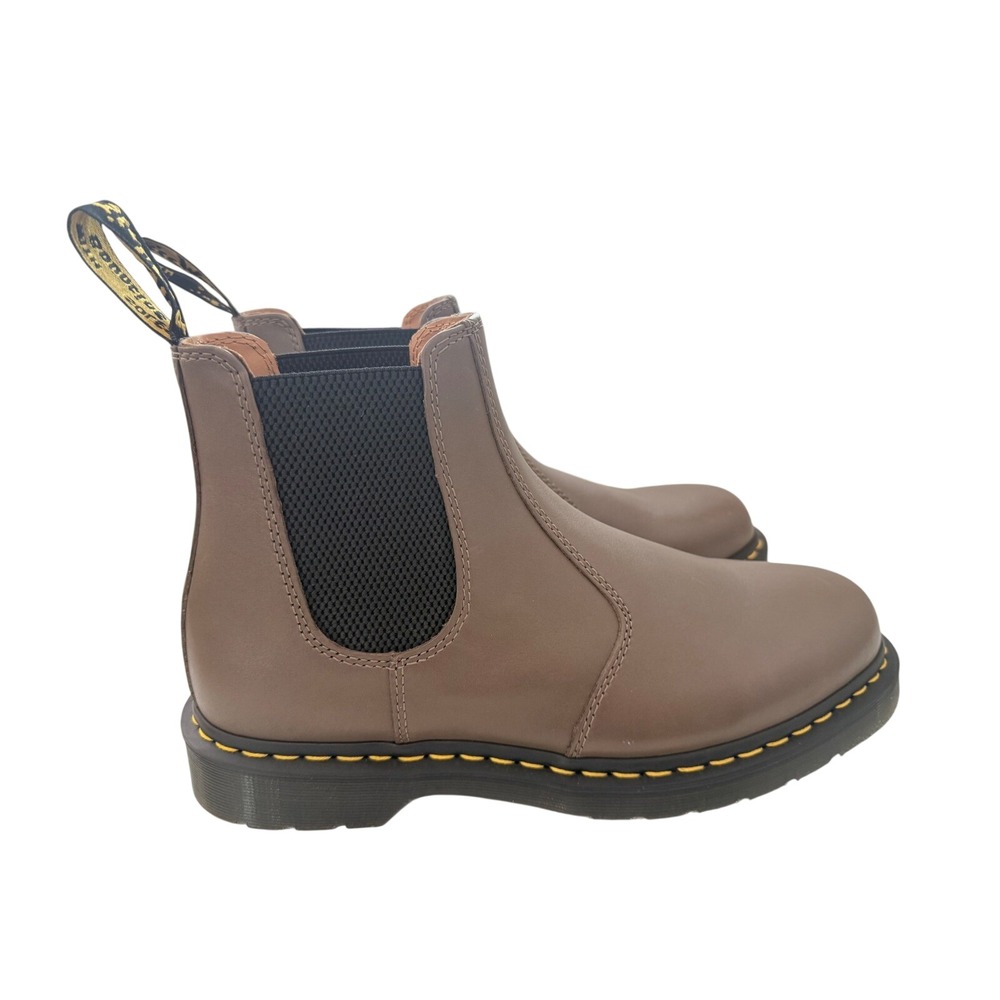 Dr Martens 2976 men's Chelsea Boots Taupe Brown Leather Sz‎ 11